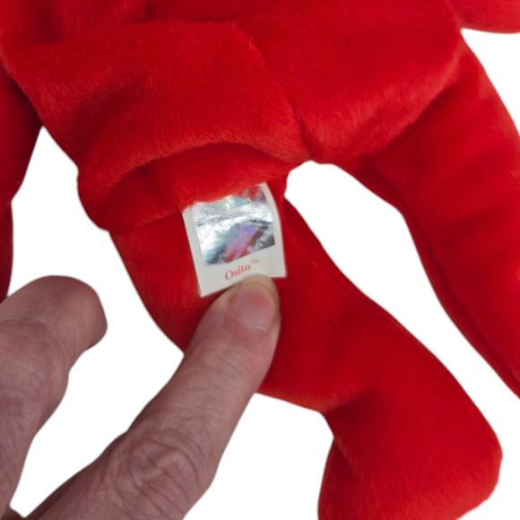 Ty Osito Teddy Bear Mexico Retired Beanie Baby Stuffed Animal Plush Toy 6" - Picture 8 of 8